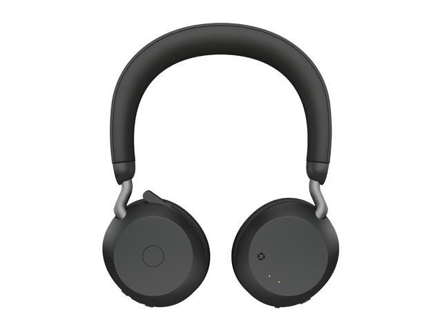 Jabra Evolve2 75 PC Wireless Headset with 8-Microphone Technology - Dual Foam Stereo Headphones with Adjustable Advanced Active Noise Cancelling,...