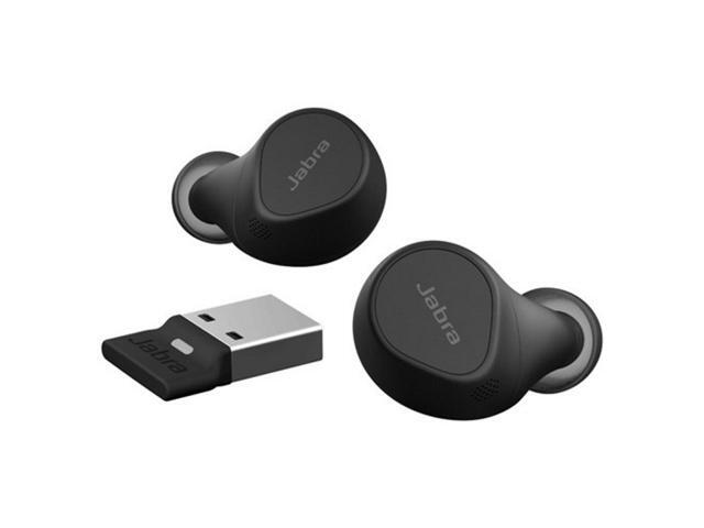 Jabra Evolve2 Buds USB-A UC True Wireless Earbuds with Wireless Charging Pad - Black - image 2