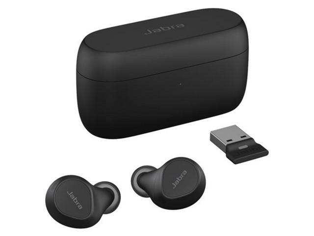 Jabra Evolve2 Buds USB-A UC True Wireless Earbuds with Wireless Charging Pad - Black - image 3