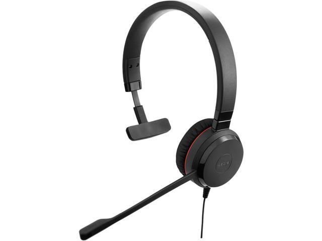 Jabra Evolve 30 II (2025 Edition) Wired Single-Ear Headset with Mic - 3.5mm Jack, USB-A/USB-C Connectivity, with Noise-Canceling Microphone, Works...