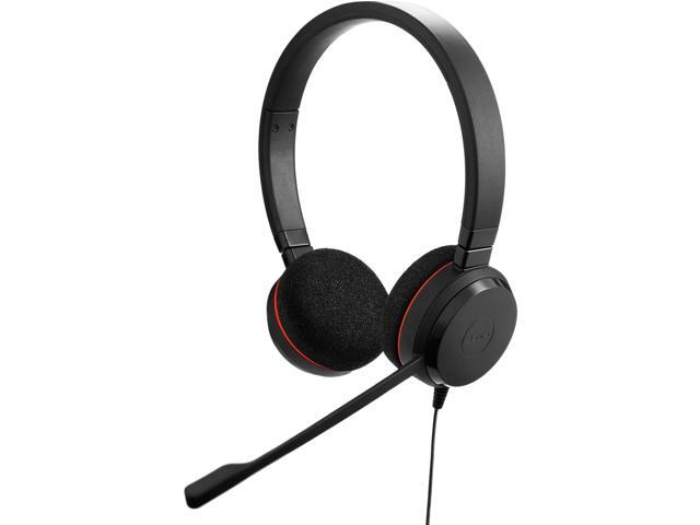 Jabra Evolve 20 SE Wired Dual-Ear Headset with Microphone for Work, USB-A and USB-C Wired Headphones, Microsoft Teams Certified, On-Ear Comfort,...