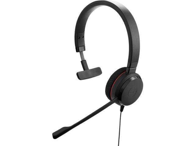 Jabra Evolve 20 (2025 Edition) Single-Ear Headset for Office and Home - Call Control - All Platforms - USB-C/A Connectivity - Black