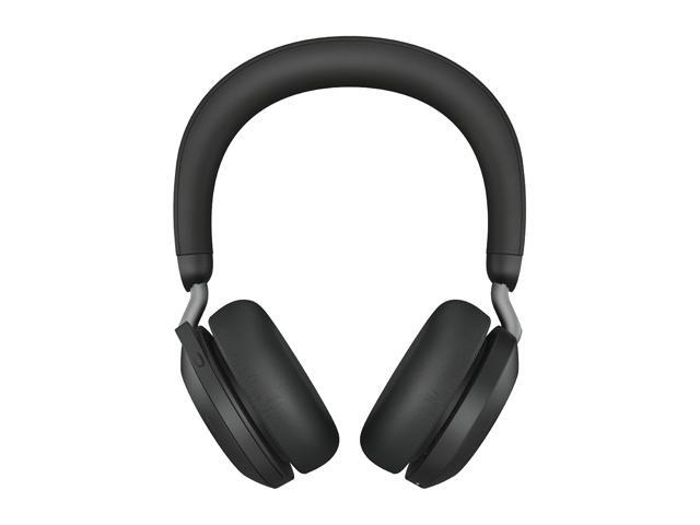 Jabra Evolve2 75 PC Wireless Headset with 8-Microphone Technology - Dual Foam Stereo Headphones with Adjustable Advanced Active Noise Cancelling,...