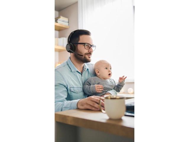 Jabra Evolve2 55 Link380c UC Stereo Headset with Stand - Black - image 8