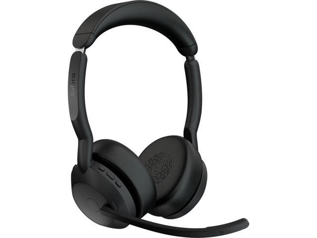 Jabra Evolve2 55 Link380c UC Stereo Headset with Stand - Black - image 2