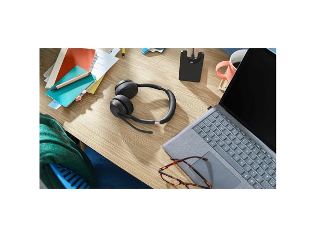 Jabra Evolve2 55 Link380c UC Stereo Headset with Stand - Black - image 12