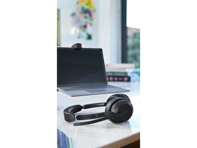 Jabra Evolve2 55 Link380a UC Stereo Headset with Stand - Black - image 9