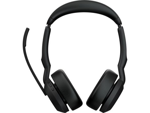 Jabra Evolve2 55 Link380a UC Stereo Headset with Stand - Black - image 3