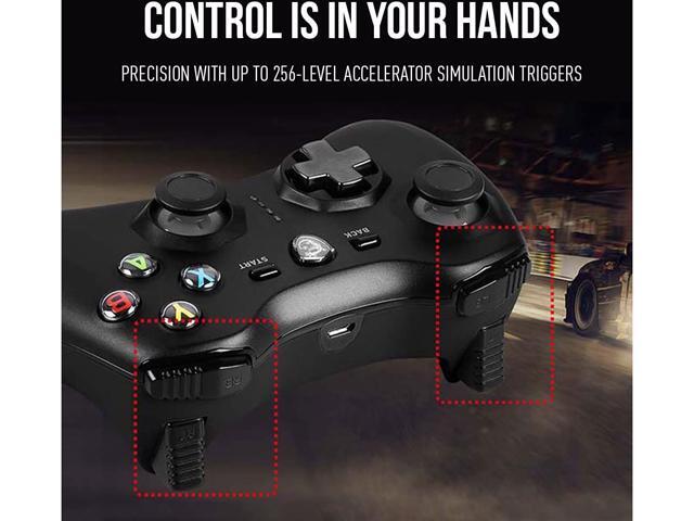 MSI Force GC30V2 Wireless Gaming Controller, Dual Vibration Motors, Dual Connection Modes, Interchangeable D-Pads, Compatible with PC & Android
