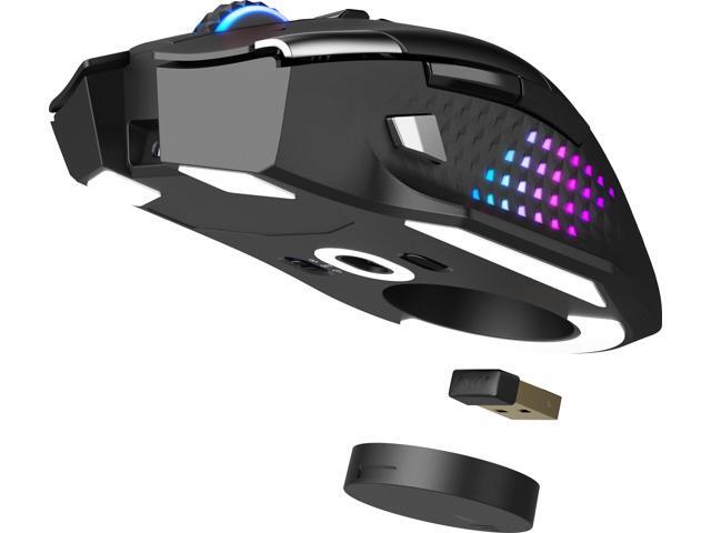 MSI Versa Pro RGB Wireless Gaming Mouse - 26,000 DPI and a 1000Hz polling - OMRON optical switches - 2.4G wireless, Bluetooth, or wired