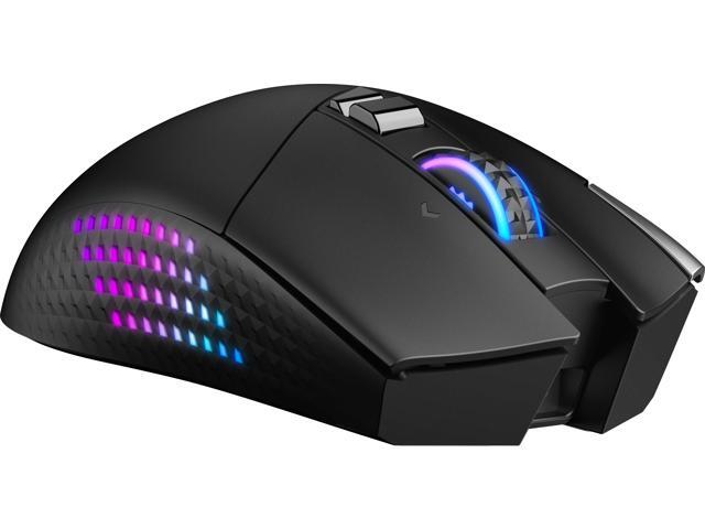 MSI Versa Pro RGB Wireless Gaming Mouse - 26,000 DPI and a 1000Hz polling - OMRON optical switches - 2.4G wireless, Bluetooth, or wired