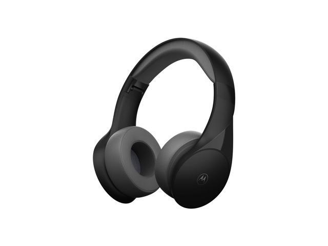 MOTOROLA XT500+ Wireless Over Ear Bluetooth Headphones with compact fold design, Black