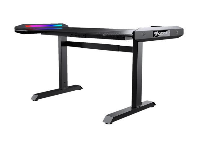 COUGAR MARS PRO 60' Gaming Desk with Dazzling RGB Lighting Effects, Control BOX and HDMI Monitor Extension
