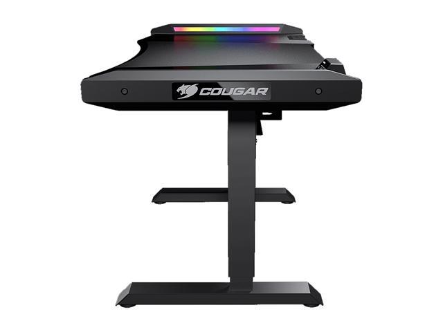 COUGAR MARS PRO 60' Gaming Desk with Dazzling RGB Lighting Effects, Control BOX and HDMI Monitor Extension