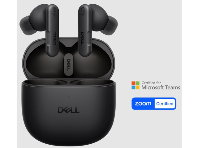 Dell Pro Plus EB525 Microsoft Teams Certification - Stereo - True Wireless - Bluetooth - 98.4 ft - 20 Hz to - Black