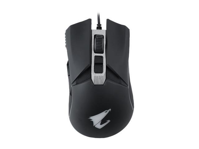 AORUS M5 Real 16000 DPI Optical Sensor, Ergonomic design, Adjustable Weight and Balance, RGB Fusion 2.0 Wired Gaming Mouse, Matte Black (GM-AORUS M5)