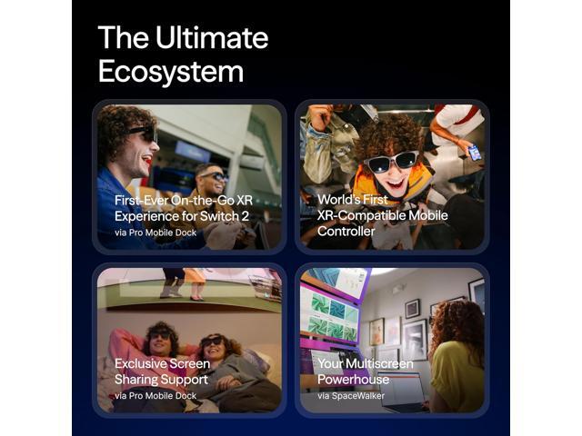 VITURE - Luma Pro XR Glasses - 152 inches 1200p Ultra Sharp Display, 1000 Nits, 52 degrees FOV, Myopia Adjustments - Regular - Black - image 9