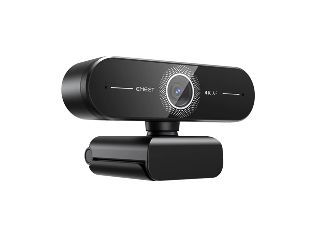 eMeet SmartCam C60E Ultra HD 4K/2K/1080P Webcam with Auto Focus - Black EMC6EU-LD