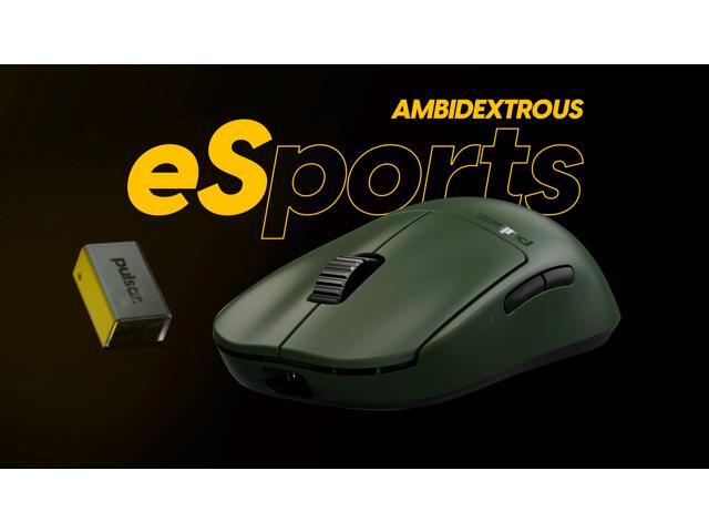 Pulsar Gaming Gears X2A Founder's Edition eS Wireless Gaming Mouse Lightweight 69g Ambidextrous, 2.4 Ghz 4K Dongle Included PAW3395 26K DPI Optical...