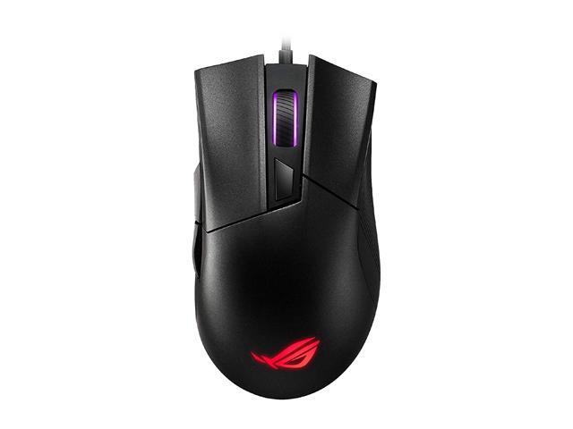 ASUS Optical Gaming Mouse - ROG Gladius II Core Ergonomic Right-hand Grip Lightweight PC Gaming Mouse 6200 DPI Optical Sensor Omron...