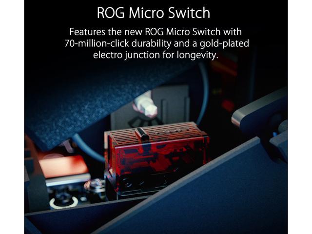 ASUS ROG Keris Ultra Lightweight Wired Gaming Mouse Tuned ROG 16,000 DPI Sensor, Hot-Swappable Switches, PBT L/R Keys, Swappable Side Buttons,...