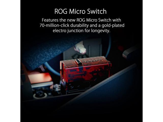 ASUS - ROG Spatha X Wireless Optical Gaming Mouse with 12 Programmable Buttons and Magnetic Charging Stand - Wireless - Black - image 4