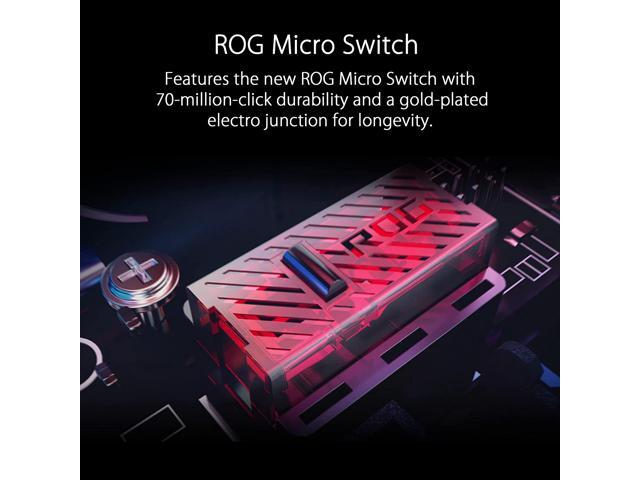ASUS ROG Gladius III Wired Gaming Mouse Tuned 19,000 DPI Sensor, Hot Swappable Push-Fit II Switches, Ergo Shape, ROG Omni Mouse Feet, ROG...