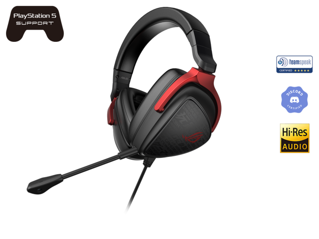 ASUS ROG Delta S Core Wired Gaming Headset (Lightweight 270g, 7.1 Surround Sound, 50mm Drivers, Discord Certified Mic, 3.5mm,For PC, Switch, PS4,...