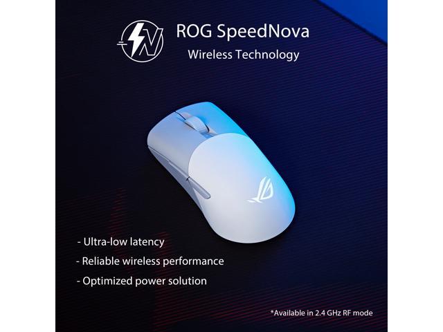 Asus ROG Keris Wireless AimPoint Gaming Mouse, Tri-mode connectivity (2.4GHz RF, Bluetooth, Wired), 36000 DPI sensor, 5 programmable buttons, ROG...