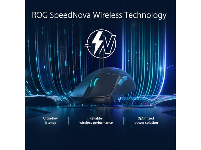 ASUS - ROG Harpe Ace Aim Lab Edition Ultralight Wireless Optical Gaming Mouse with ROG SpeedNova Wireless Technology - Wireless - Black - image 6