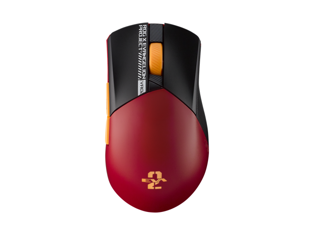 Asus ROG Gladius III Wireless AimPoint EVA-02 Edition Gaming Mouse, 2.4GHz RF, Bluetooth, Wired, 36K DPI sensor, 6 programmable buttons, ROG...