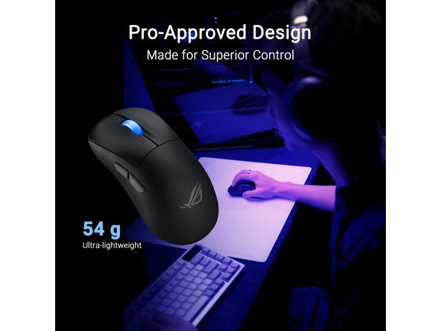 ASUS ROG Keris II WL Ace (54-gram ergonomic mouse, 42000-dpi, ROG Micro Switch, SpeedNova wireless technology, ROG Polling Rate Booster, 4000 Hz in...