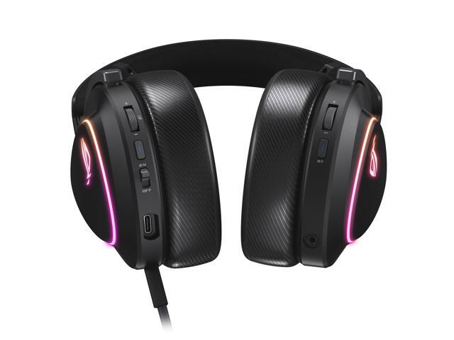 ASUS - ROG Delta II Wireless RGB Gaming Headset for PC/Mac, Xbox, PS5, PS4 and Switch - Black - image 4