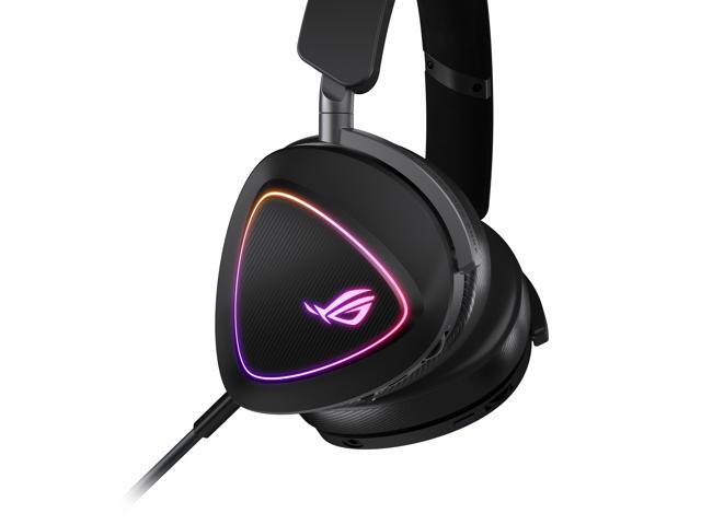 ASUS - ROG Delta II Wireless RGB Gaming Headset for PC/Mac, Xbox, PS5, PS4 and Switch - Black - image 5
