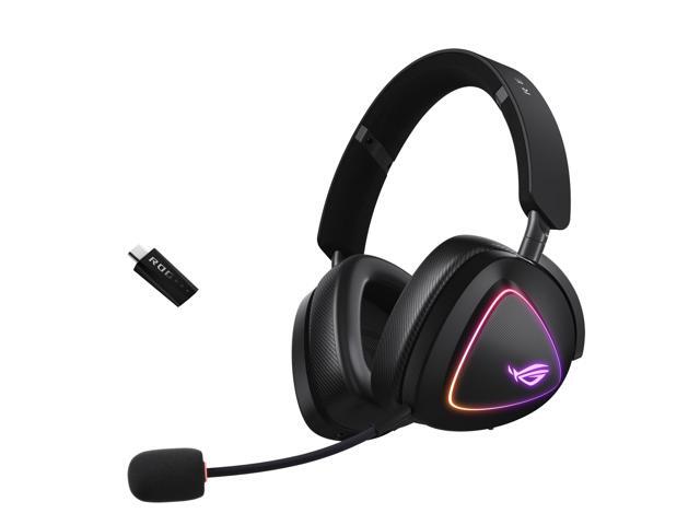 ASUS - ROG Delta II Wireless RGB Gaming Headset for PC/Mac, Xbox, PS5, PS4 and Switch - Black - image 7