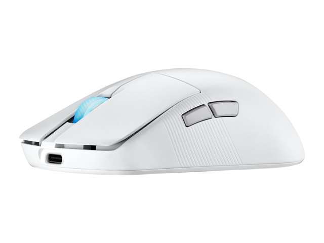ASUS - ROG Harpe Ace Mini Ultralight Wireless Optical Gaming Mouse with SpeedNova Wireless Technology - Wireless - White - image 4