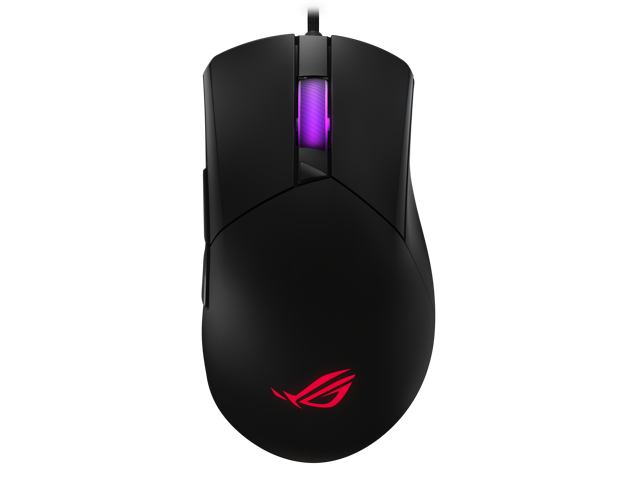 ASUS - ROG Gladius III Core Lightweight Optical Ergonomic Gaming Mouse - Wired - Black - image 3