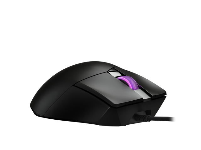 ASUS - ROG Gladius III Core Lightweight Optical Ergonomic Gaming Mouse - Wired - Black - image 5