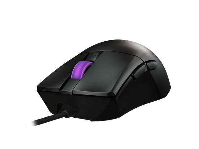 ASUS - ROG Gladius III Core Lightweight Optical Ergonomic Gaming Mouse - Wired - Black - image 6