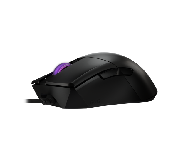 ASUS - ROG Gladius III Core Lightweight Optical Ergonomic Gaming Mouse - Wired - Black - image 7