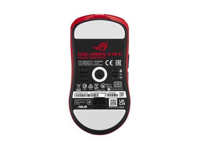 ASUS - ROG Harpe II Ace Ultralight Optical Gaming Mouse with ROG SpeedNova Wireless Technology - Wireless - Lava Red - image 7