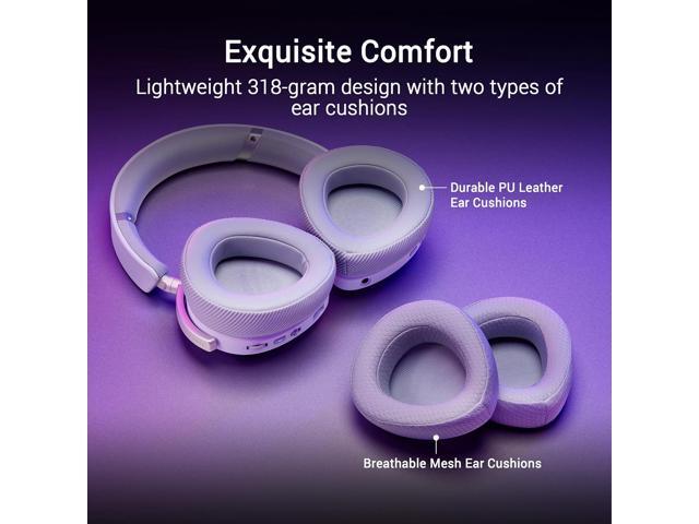 ASUS - ROG Delta II Wireless RGB Gaming Headset for PC/Mac, Xbox, PS5, PS4 and Switch - White - image 10