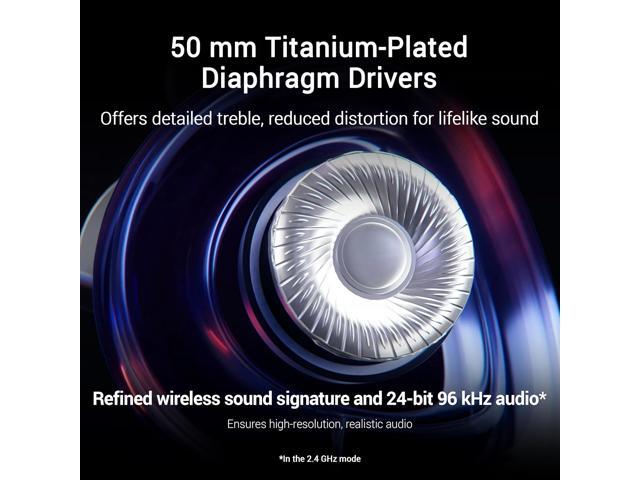 ASUS - ROG Delta II Wireless RGB Gaming Headset for PC/Mac, Xbox, PS5, PS4 and Switch - White - image 5