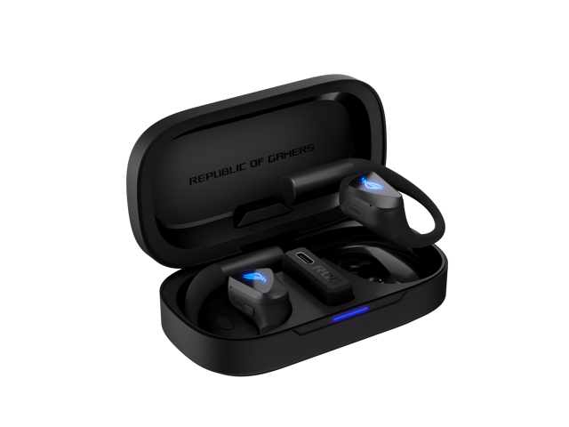 ASUS - ROG Cetra Open Wireless SpeedNova Open-Ear Gaming Earbuds for PC, iOS, Android, Switch - Black - image 9