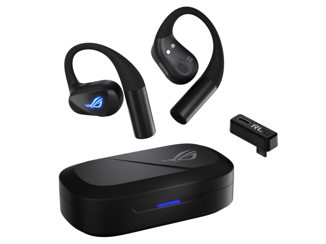 ASUS - ROG Cetra Open Wireless SpeedNova Open-Ear Gaming Earbuds for PC, iOS, Android, Switch - Black - image 8