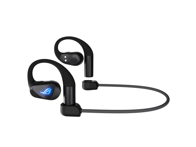 ASUS - ROG Cetra Open Wireless SpeedNova Open-Ear Gaming Earbuds for PC, iOS, Android, Switch - Black - image 7