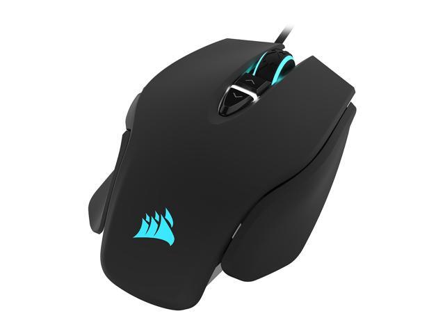 Corsair M65 RGB Elite - Wired FPS and MOBA Gaming Mouse - Adjustable Weight and Balance - Durable Aluminum Frame - 18,000 DPI Optical Sensor, Black