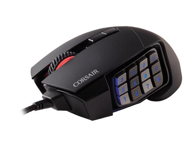 CORSAIR - Scimitar RGB Elite Wired Optical Gaming Mouse with 17 Programmable Buttons - Wired - Black - image 4
