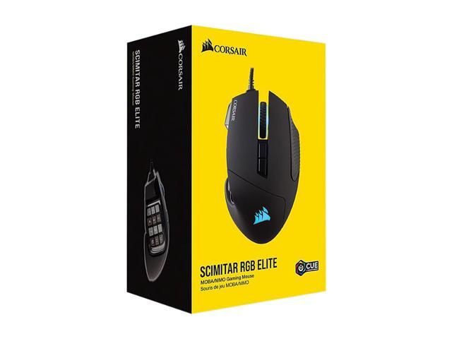 CORSAIR - Scimitar RGB Elite Wired Optical Gaming Mouse with 17 Programmable Buttons - Wired - Black - image 6