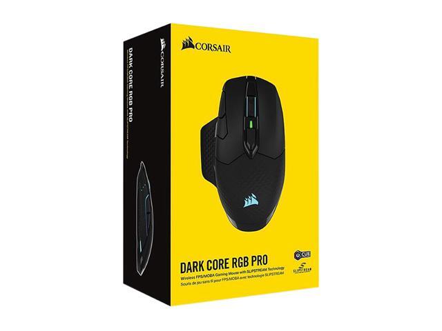 CORSAIR - DARK CORE RGB PRO Wireless Optical Gaming Mouse with Slipstream Technology - Wireless - Black - image 6